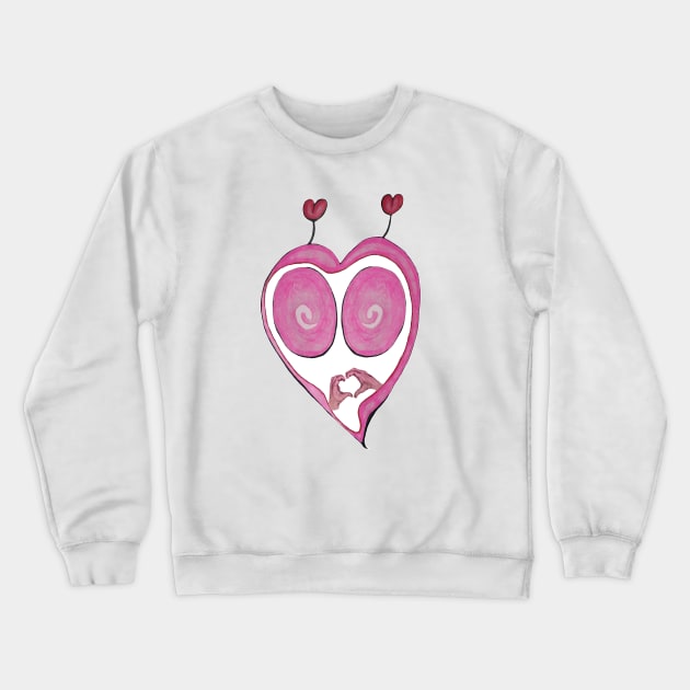 Love Bug Crewneck Sweatshirt by IanWylie87